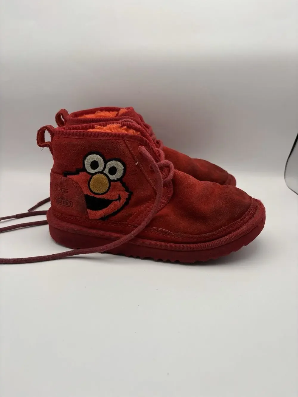 Ugg Seaseme Street Elmo Red Boots Kids Size 2